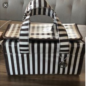 ISO...HENRI BENDEL DOUBLE HANDLE MAKE UP BAG...